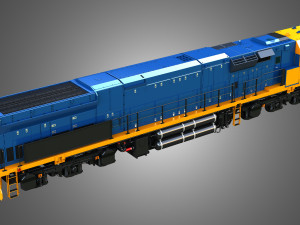 C44aci Locomotive 3Dモデル