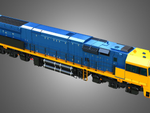 C44aci Locomotive 3Dモデル