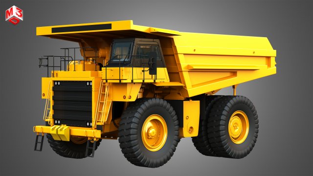 785C Old Version - Off-Highway - Mining Dump Truck Modelo 3D .c4d .max .obj .3ds .fbx .stl .blend 
