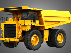 785C Old Version - Off-Highway - Mining Dump Truck 3D Model