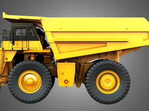 785C Old Version - Off-Highway - Mining Dump Truck 3D Model