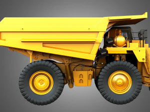 785C Old Version - Off-Highway - Mining Dump Truck 3D Model