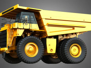 785C Old Version - Off-Highway - Mining Dump Truck 3D Model