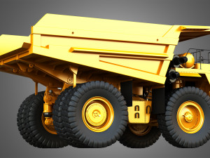 785C Old Version - Off-Highway - Mining Dump Truck Modelo 3D