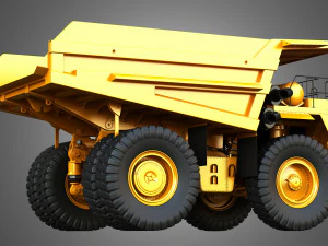 785C Old Version - Off-Highway - Mining Dump Truck 3D Model