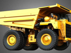 785C Old Version - Off-Highway - Mining Dump Truck 3D Model