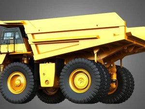 785C Old Version - Off-Highway - Mining Dump Truck 3D Model