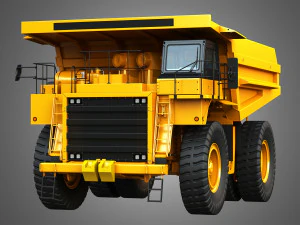 785C Old Version - Off-Highway - Mining Dump Truck 3D Model