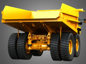 785C Old Version - Off-Highway - Mining Dump Truck 3D Model