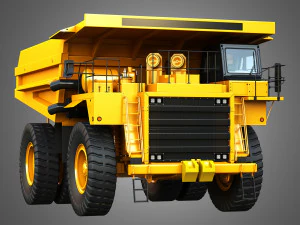 785C Old Version - Off-Highway - Mining Dump Truck 3D Model