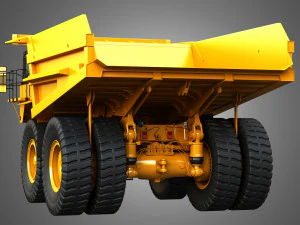 785C Old Version - Off-Highway - Mining Dump Truck 3D Model