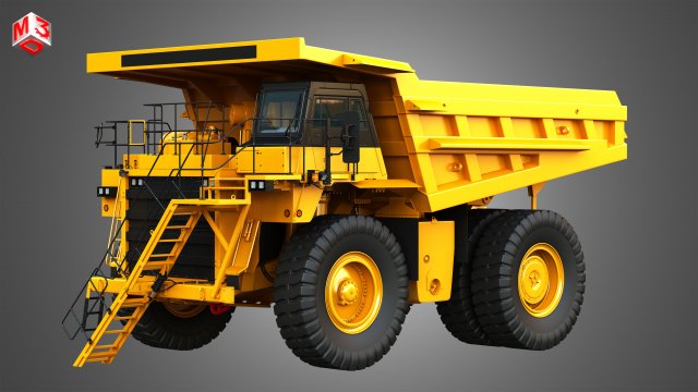 785C - Off-Highway - Dump Truck 3D-Modell .c4d .max .obj .3ds .fbx .stl .blend 
