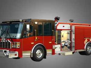 Ferrara - Appareil d'incendie - Pompe sur mesure Modèle 3D