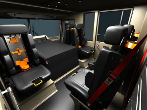 Ferrara - Brandapparaat - Aangepaste pompwagen 3D Model