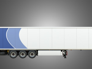 TKS Refrigerated Cool Liner Semi-Trailer 3D Model