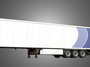 TKS Refrigerated Cool Liner Semi-Trailer 3D Model