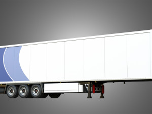 TKS Refrigerated Cool Liner Semi-Trailer 3D Model