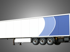 TKS Refrigerated Cool Liner Semi-Trailer 3D Model