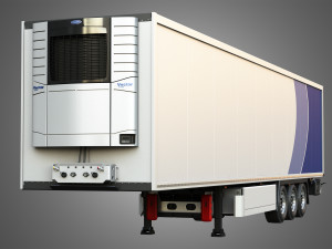 TKS Refrigerated Cool Liner Semi-Trailer 3D Model