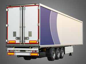 TKS Refrigerated Cool Liner Semi-Trailer 3D Model
