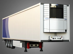 Semirreboque refrigerado Cool Liner TKS Modelo 3D