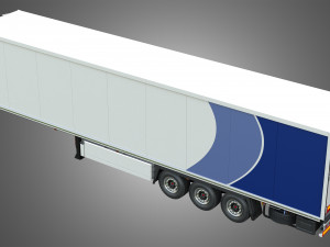 TKS Refrigerated Cool Liner Semi-Trailer 3D Model