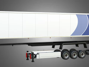 Semirreboque refrigerado Cool Liner TKS Modelo 3D