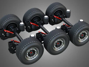 Semirreboque refrigerado Cool Liner TKS Modelo 3D