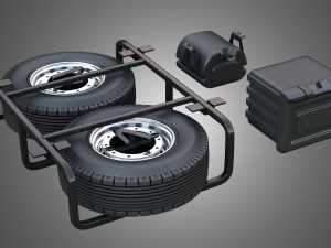TKS Refrigerated Cool Liner Semi-Trailer 3D Model