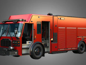 Ferrara Fire Apparatus - MVP Rescue Pumper 3D Model
