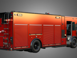 Ferrara Fire Apparatus - MVP Rescue Pumper 3D 모델