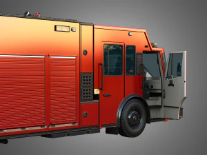 Ferrara Fire Apparatus - MVP Rescue Pumper 3D Model