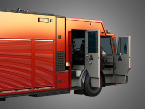 Ferrara Fire Apparatus - MVP Rescue Pumper 3D 모델