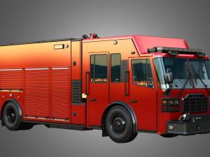 Ferrara Fire Apparatus - MVP Rescue Pumper 3D 모델