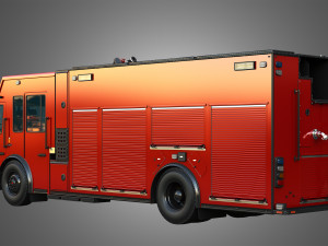 Ferrara Fire Apparatus - MVP Rescue Pumper 3D 모델