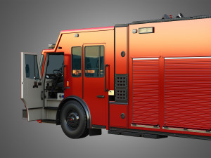 Ferrara Fire Apparatus - MVP Rescue Pumper 3D 모델
