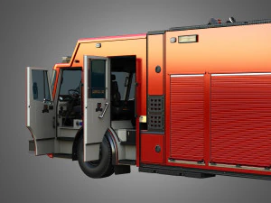 Ferrara Fire Apparatus - MVP Rescue Pumper 3D Model