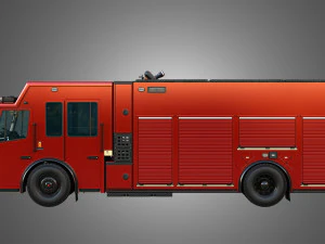 Ferrara Fire Apparatus - MVP Rescue Pumper 3D Model
