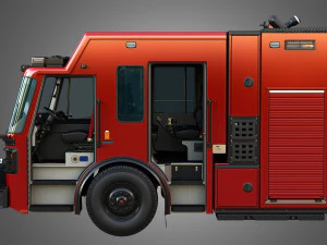 Ferrara Fire Apparatus - MVP Rescue Pumper 3D Model