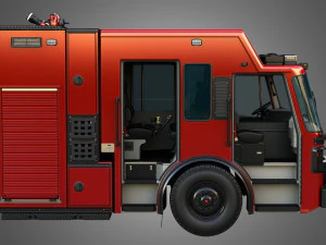 Ferrara Fire Apparatus - MVP Rescue Pumper 3D Model