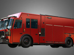 Ferrara Fire Apparatus - MVP Rescue Pumper 3D Model