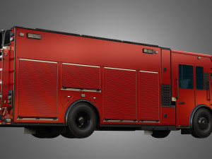 Ferrara Fire Apparatus - MVP Rescue Pumper 3D 모델