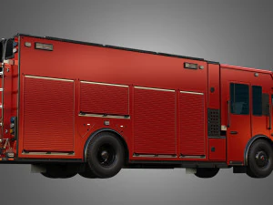 Ferrara Fire Apparatus - MVP Rescue Pumper 3D Model