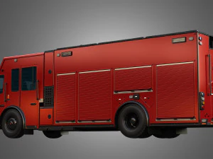 Ferrara Fire Apparatus - MVP Rescue Pumper 3D Model