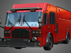 Ferrara Fire Apparatus - MVP Rescue Pumper 3D 모델