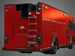 Ferrara Fire Apparatus - MVP Rescue Pumper 3D Model