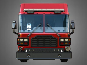 Ferrara Fire Apparatus - MVP Rescue Pumper 3D Model