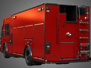 Ferrara Fire Apparatus - MVP Rescue Pumper 3D 모델