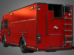 Ferrara Fire Apparatus - MVP Rescue Pumper 3D Model