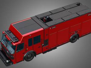 Ferrara Fire Apparatus - MVP Rescue Pumper 3D 모델